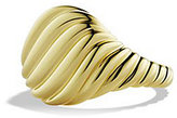Thumbnail for your product : David Yurman Sculpted Cable Pinky Ring in Gold