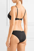Thumbnail for your product : Stella McCartney Ballet Ruched Bikini Briefs - Black