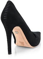 Thumbnail for your product : Alice + Olivia Makayla Suede Point-Toe Pumps