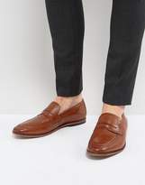 Thumbnail for your product : ASOS Loafers In Tan Leather With Brogue Detail And Natural Sole