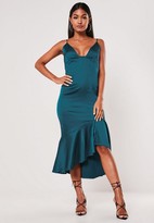 coast paris ruffle hem dress