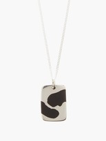 Thumbnail for your product : Ellie Mercer - Resin-inlaid Sterling-silver Necklace - Silver Multi