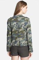 Thumbnail for your product : Halogen Stretch Cotton Twill Military Jacket (Regular & Petite)