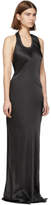 Thumbnail for your product : Helmut Lang Grey Double Satin Halter Dress