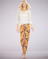 Thumbnail for your product : INC International Concepts Printed Tapered-Leg Soft Pants