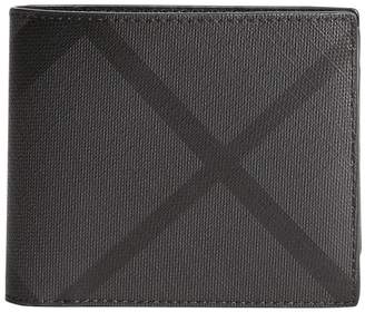 Burberry Check Bifold Wallet with Removable Card Case
