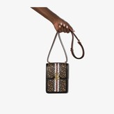 Thumbnail for your product : Burberry Brown Valencia Monogram leather cross body bag