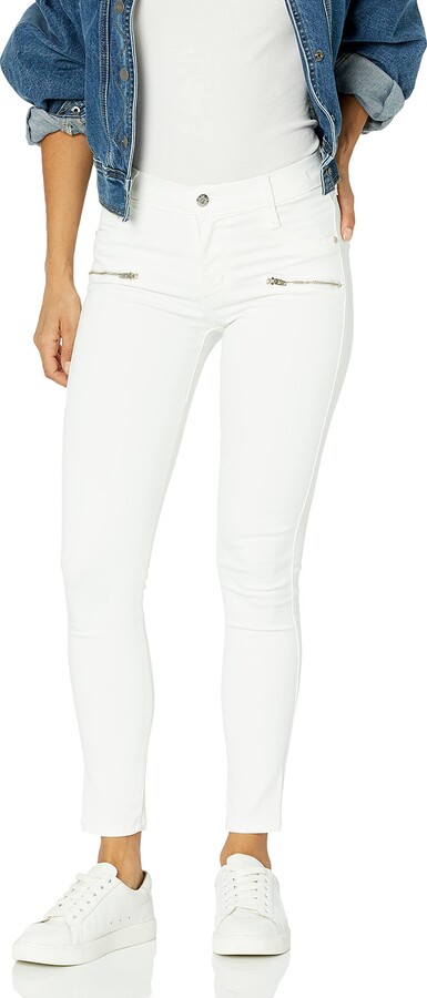 James Jeans Womens Twiggy Maternity Jean in White Clean