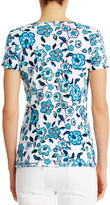 Thumbnail for your product : Jones New York Short Sleeve Scoop Neck Cotton Tee Shirt