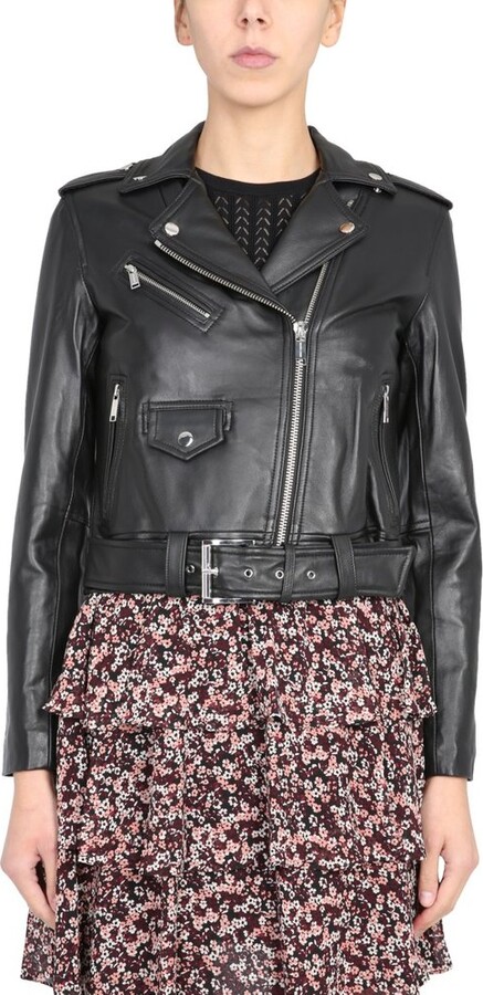 MICHAEL Michael Kors Women's Leather & Faux Leather Jackets | ShopStyle
