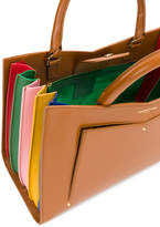 Thumbnail for your product : Sara Battaglia pleated side tote