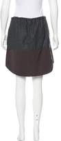 Thumbnail for your product : Brunello Cucinelli Wool Mini Skirt w/ Tags