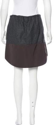 Brunello Cucinelli Wool Mini Skirt w/ Tags