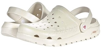 skechers clogs white
