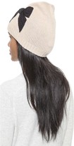 Thumbnail for your product : Kate Spade Sugar Plum Stiched Bow Slouched Beanie