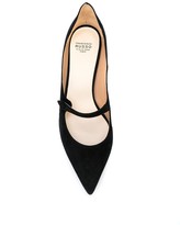 Thumbnail for your product : Francesco Russo Pointed Kitten Heel Pumps