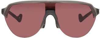 District Vision Grey and Pink Nagata Speed Blade Sunglasses