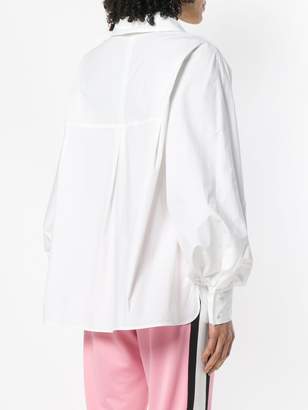 Karl Lagerfeld Paris shawl collar volume shirt