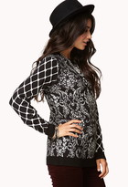 Thumbnail for your product : Forever 21 Baroque Print Sweater