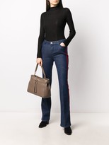 Thumbnail for your product : Twin-Set Side Stripe Flared Jeans