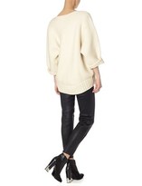 Thumbnail for your product : Chalayan Ivory Cup Sleeve Jumper