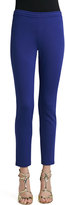 Thumbnail for your product : St. John Stretch Milano Knit Alexa Pants with Back Slit Detail