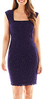 Thumbnail for your product : Dr. μ DR Collection Sleeveless Lace Sheath Dress
