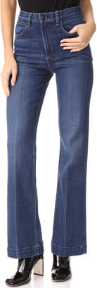 Rag & Bone JEAN Justine Wide Leg Trouser Jeans