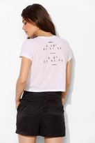 Thumbnail for your product : Truly Madly Deeply Coordinates Destroyed Cropped Tee