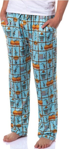 Intimo IntimoSpongeBobSquarePantsMen'sChumBucketChum-BalayaSleepPajamaPants(Medium)Blue