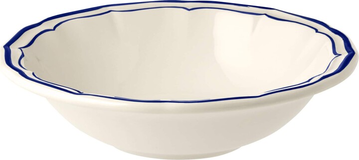 Gien Filet Cobalt Cereal Bowls