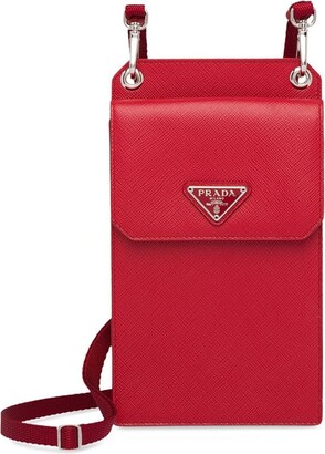 Prada Men's Leather Smartphone Case
