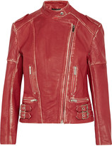Thumbnail for your product : Christopher Kane Distressed leather biker jacket