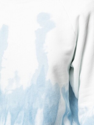Nili Lotan Tie-Dye Print Cotton Sweatshirt