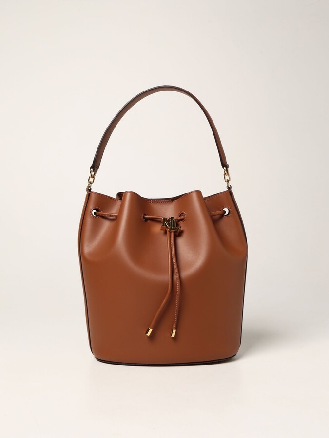 Lauren Ralph Lauren bucket bag in leather ShopStyle