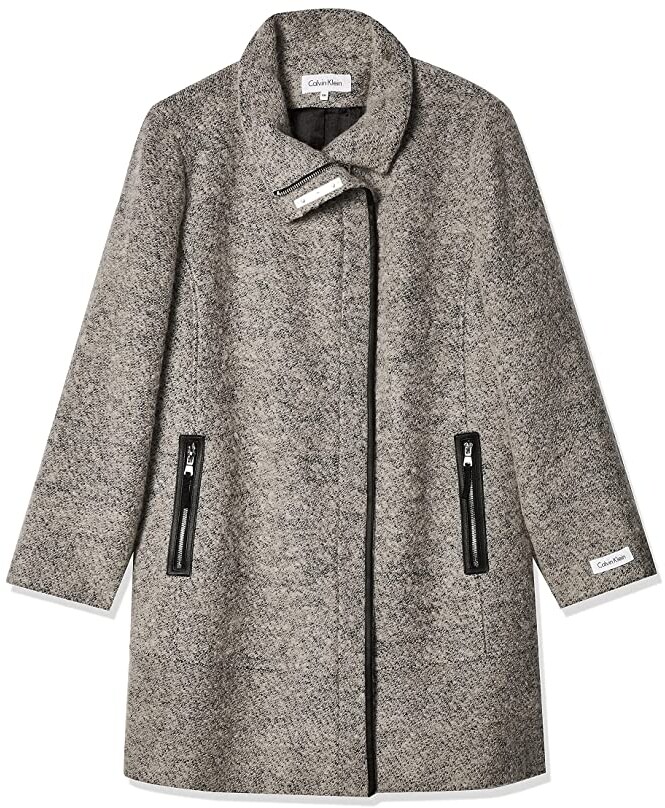 Calvin Klein Women's Wool Jacket ShopStyle Coats
