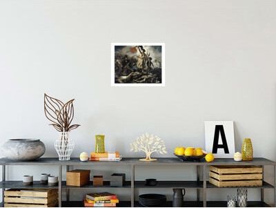 1000Museums Le 28 juillet 1830 : la Liberte guidant le peuple by Eugène Delacroix - Giclee Print