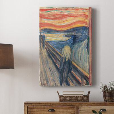 Alcott Hill Vintage Abstract Print XV -Gallery Wrapped Cavas