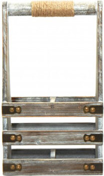 Gracie Oaks Prager 2 Bottle Tabletop Wine Bottle Rack