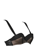 Thumbnail for your product : Chantal Thomass Pleated Mesh Bandeau Bra