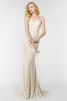 Thumbnail for your product : Alyce Paris - 6505 Dainty Lace Adorned Evening Gown