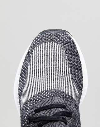 adidas Swift Run Primeknit Sneakers In Black Cq2889