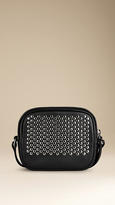 Thumbnail for your product : Burberry Studded Leather Crossbody Bag