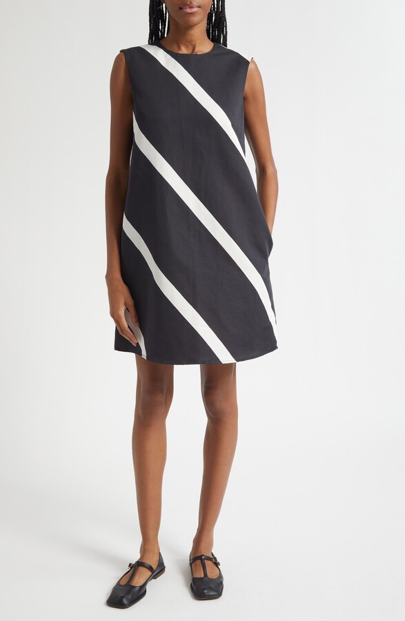 Marimekko Sopiva Basso Cotton & Linen Shift Dress