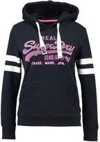 Superdry LOGO DUO DOT ENTRY HOOD Sweat à capuche eclipse navy