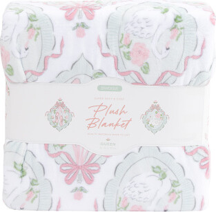 TJMAXX Coquette Ballet And Swans Blanket, Polyester
