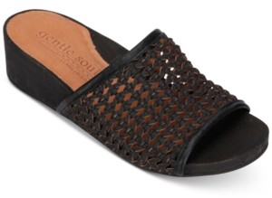 gentle souls by kenneth cole gisele wedge slide