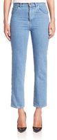 Thumbnail for your product : Chloé Scalloped Straight Leg Jeans