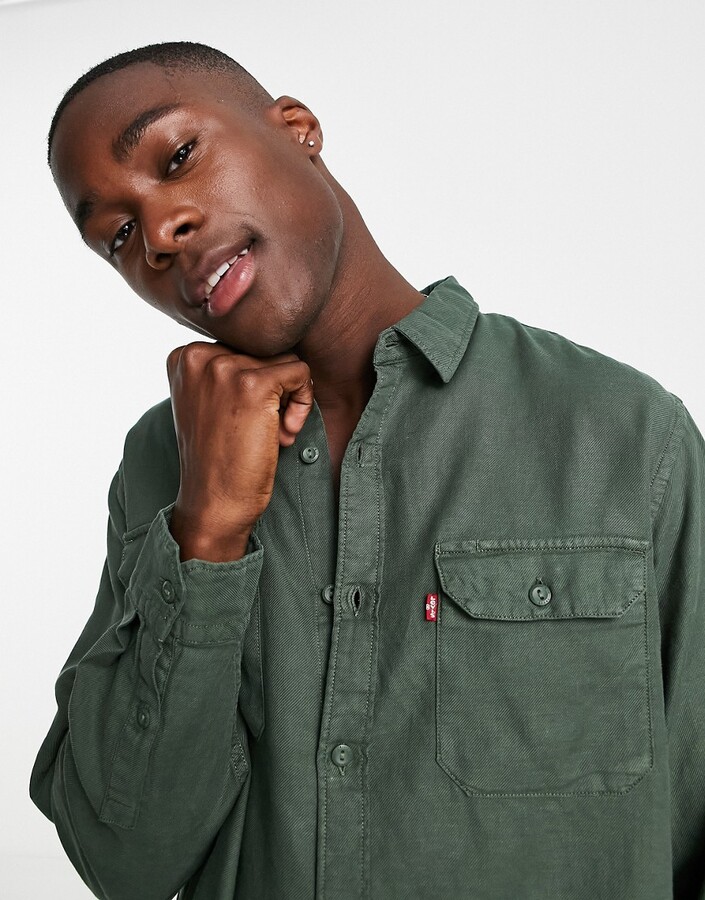 Levi's Green Men's Shirts | Shop the world's largest collection of fashion  | ShopStyle