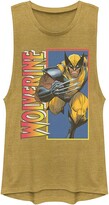 Thumbnail for your product : Licensed Character Juniors' Marvel X-Men Classic Wolverine Portrait Muscle Tank Top